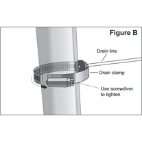 Stainless Steel Ro Drain Clamp - 1/4 inch - Stainless Steel Ro Drain Clamp - 1/4 inch - PSI Water Filters Australia