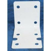 White powder coated single big blue bracket - White powder coated single big blue bracket - PSI Water Filters Australia