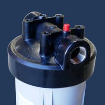 Aqua Pro 20x4.5 Big Blue Housing - Grey - Stainless Steel Ports